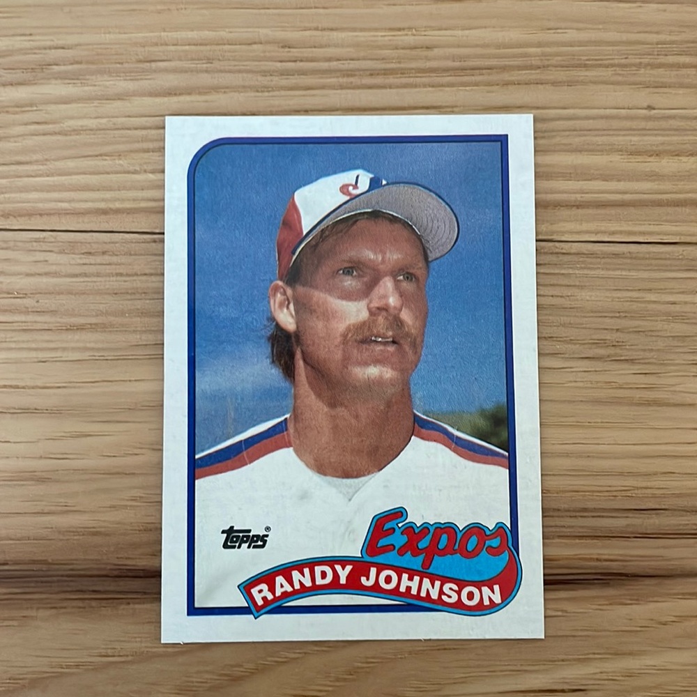 Topps 1989 Randy Johnson Rookie Card #647